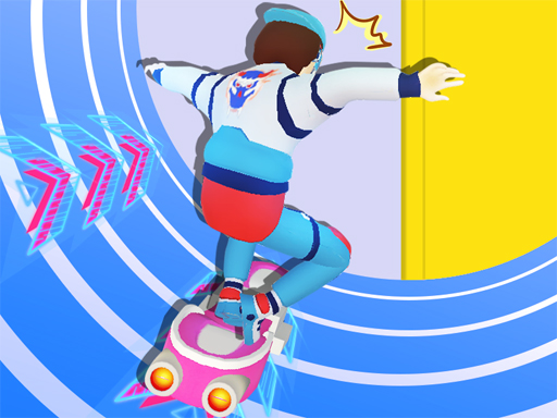 Cyber Surfer Skateboard gameplay preview